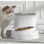 Automatic Pet Water Dispenser Manufacturer - 2-in-1 Fountain Food Bowl 3L Travel