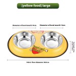 Stainless Steel Pet Bowl Factory - Double Bowl Eco-Friendly Bottle Shape Dish