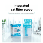 Cat Litter Scoop Manufacturer - Plastic Durable Deep Shovel with Trash Can