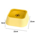 Spillproof Dog Bowl Factory - Floating Design Does Not Overflow Water Bowl