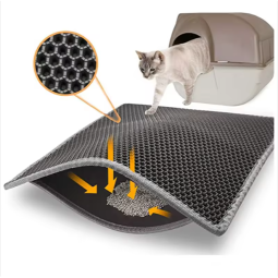 Cat Litter Mat Factory - Washable Honeycomb Eva Anti-Tracking Splash-proof