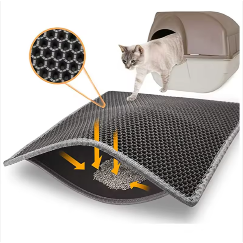 Cat Litter Mat Factory - Washable Honeycomb Eva Anti-Tracking Splash-proof