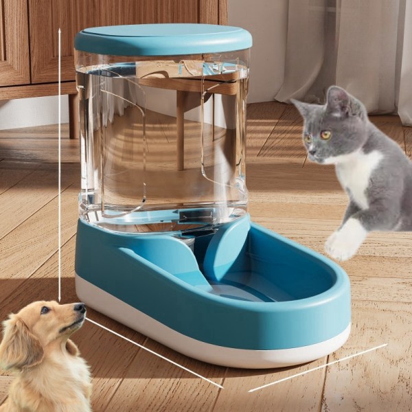 Portable Pet Water Fountain Supplier - Plastic Bowl 3.8L Travel No Battery