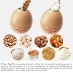 Interactive Pet Toy Manufacturer - Dinosaur Egg Easter Egg Shape Feeding Training