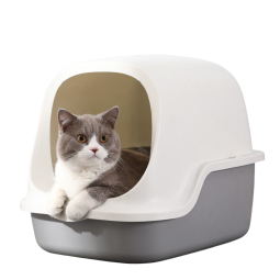 Cat Litter Box Manufacturer - Large PP Anti-Splash Odor Control Closed Design