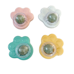 Catnip Wall Toy Manufacturer - Paw-Shaped Ball Licking Teeth Cleaning Interactive