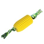 Pet Dog Toys Manufacturer - Corn-shaped Toothbrush Strap Chew Toy Supplier