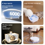 Wireless Pet Water Dispenser Manufacturer - 6L Large Capacity Disinfection Sterilization