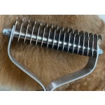 Pet Rake Comb Manufacturer - Wooden Handle Double-sided Dog Hair Removal Comb
