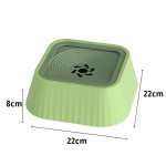 Spillproof Dog Bowl Factory - Floating Design Does Not Overflow Water Bowl
