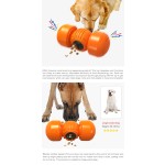 Dog Rolling Toy Factory - Squeaky Food Distribution IQ Interactive Feeder