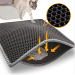 Cat Litter Mat Factory - Washable Honeycomb Eva Anti-Tracking Splash-proof