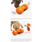 Dog Rolling Toy Factory - Squeaky Food Distribution IQ Interactive Feeder