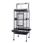 Pet Bird Cage Factory - Wholesale 68 Inch Modern Black Wheels
