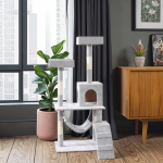 Cat Tree Supplier - Customized Plush Wooden Condo Tower