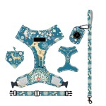 Dog Harness Set Factory - 6 in 1 Reversible Oxford Bow Tie