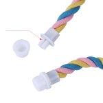 Parrot Climbing Rope Manufacturer - Bungee Perch Colorful Bead