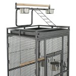 Parrot Cage Supplier - 61-inch 2 In1 Large Playtop Rolling