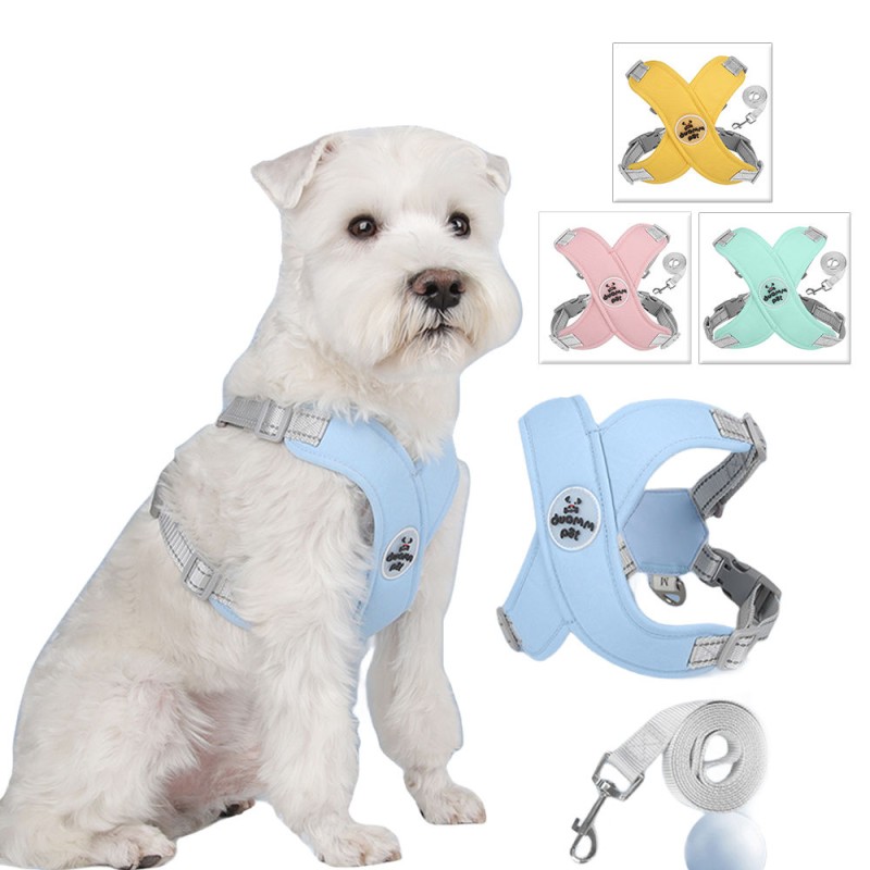 Dog Harness Manufacturer - 2 in 1 Custom Reflective X Shape