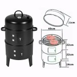 Charcoal Smoker Supplier - 3 in 1 Vertical Outdoor Grilling