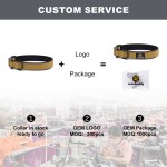 Dog Collar Factory - Adjustable Tactical Heavy Duty Padded