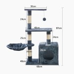 Cat Tree Tower Factory - Modern Wooden Sisal Shelves