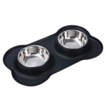 Pet Bowl Supplier - Wholesale Stainless Steel Double Nonslip