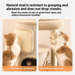Cat Scratcher Factory - Sisal-Covered Plush Ball Climbing
