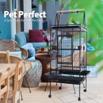 Parrot Cage Supplier - 61-inch 2 In1 Large Playtop Rolling