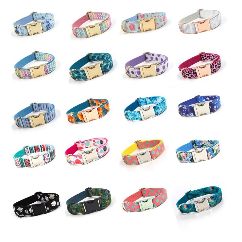 Dog Collar Factory - Fashion Print Adjustable Polyester