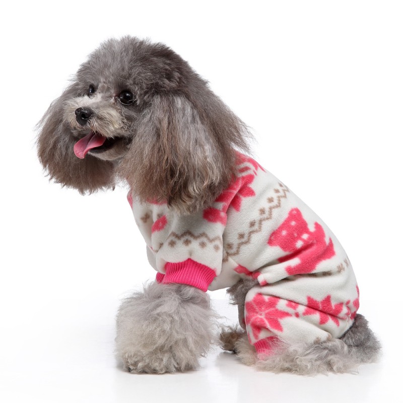 Pet Winter Coat Manufacturer - Cute Christmas Coral Fleece Plush