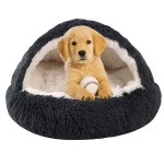 Pet Kennel Supplier - Semi-enclosed Warm Plush Cushion