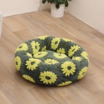 Pet Bed Manufacturer - Donut Calming Jacquard Plush