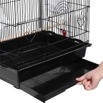 Parrot Cage Manufacturer - 64-inch Open Top Detachable Rolling