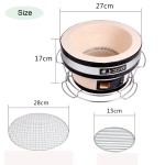 Clay Stove Manufacturer - Round Japanese HIBACHI Style Konro