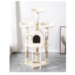 Cat Scratch Tree Factory - Premium Jumbo Gray Castle House