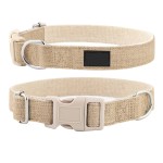 Pet Collar Supplier - Eco-Friendly Adjustable Hemp Metal