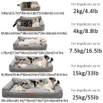 Pet Bed Manufacturer - Luxury Canvas Chew Proof Waterproof