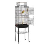 Parrot Cage Manufacturer - 64-inch Open Top Detachable Rolling