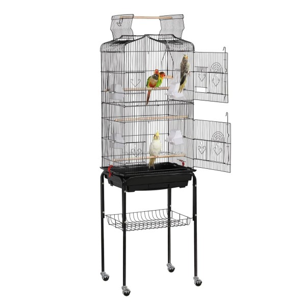 Parrot Cage Manufacturer - 64-inch Open Top Detachable Rolling