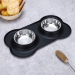 Pet Bowl Supplier - Wholesale Stainless Steel Double Nonslip