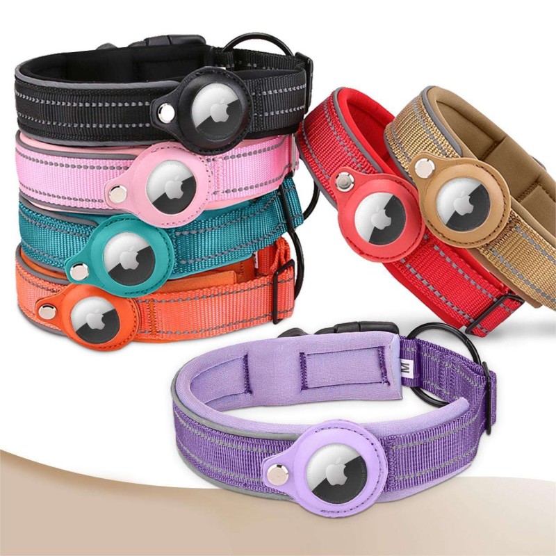 Dog Collar Manufacturer - Air Tag Protector Adjustable Heavy