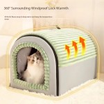 Pet House Supplier - Foldable Removable Washable Cave Sofa