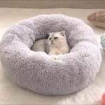 Pet Cushion Supplier - Soft Luxury Plush Round Different Size