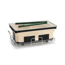 Hibachi Grill Supplier - Large Rectangle Ceramic Clay Charcoal