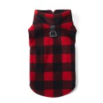 Pet Winter Jacket Supplier - Cold Weather Plaid Fleece Vest