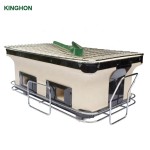 Hibachi Grill Supplier - Large Rectangle Ceramic Clay Charcoal