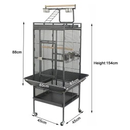 Parrot Cage Supplier - 61-inch 2 In1 Large Playtop Rolling