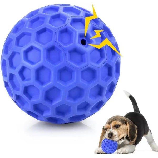 Dog Chew Toy Manufacturer - Honeycomb Tough Rubber Squeaky