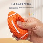 Dog Toy Supplier - Eco-Friendly Rugby Chew Squeaky Ball